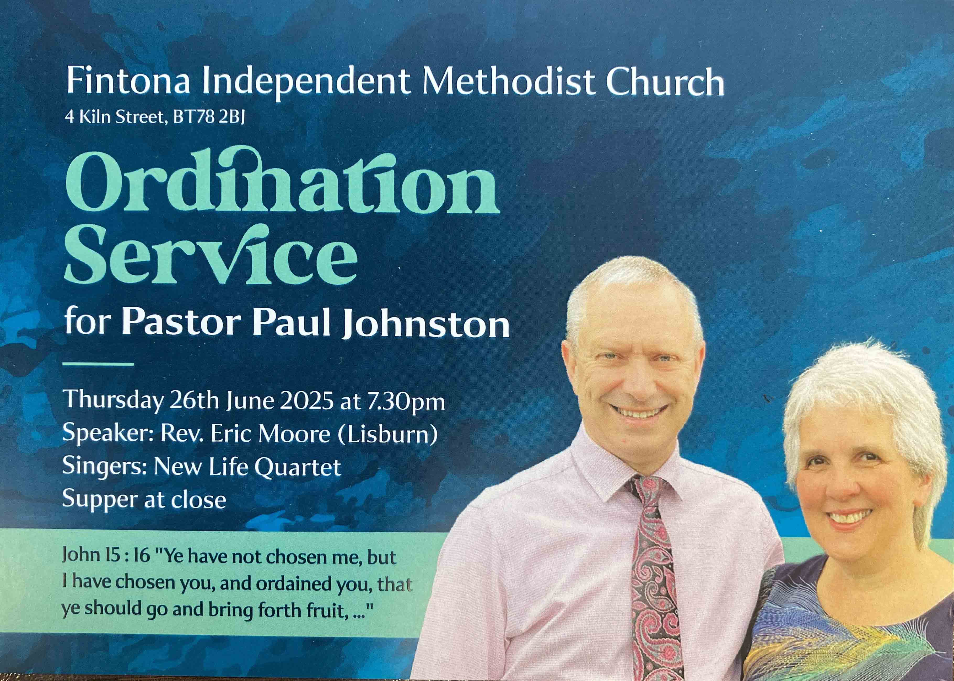 paul johnstonordination invite